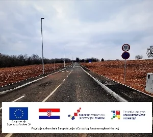 GOTOVI RADOVI IZGRADNJE PROMETNICE UNUTAR PODUZETNIČKE ZONE ŠTRPE