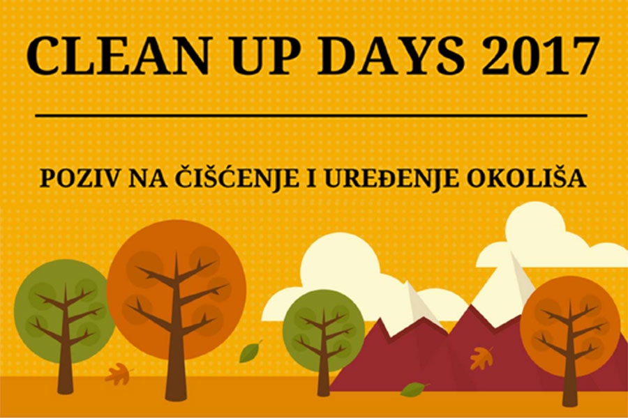 CLEAN UP DAYS – Invito a pulire e a sistemare l'ambiente