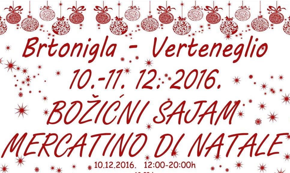 Mercatino di Natale 10.–11.12.2016.