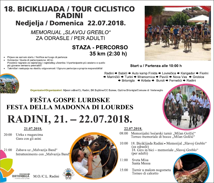 Festa della Madonna di Lourdes a Radini