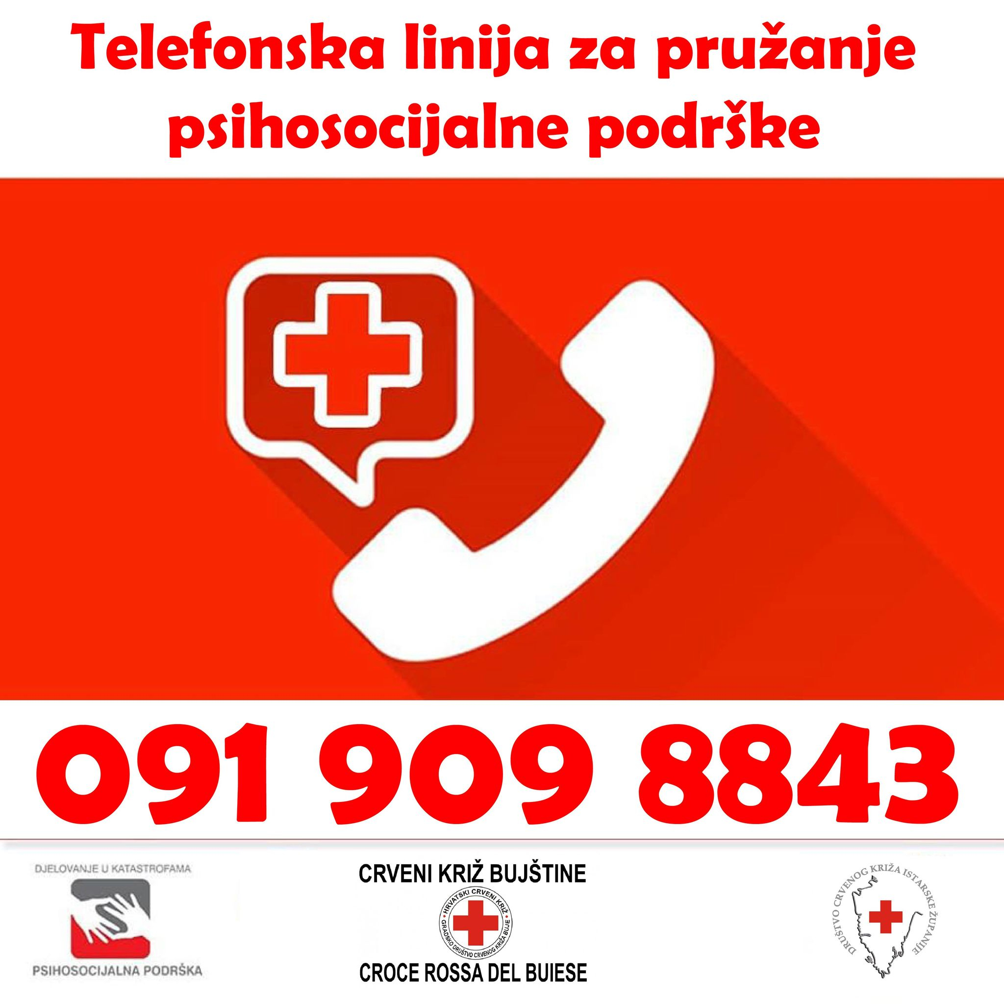 Obavijest Crvenog križa